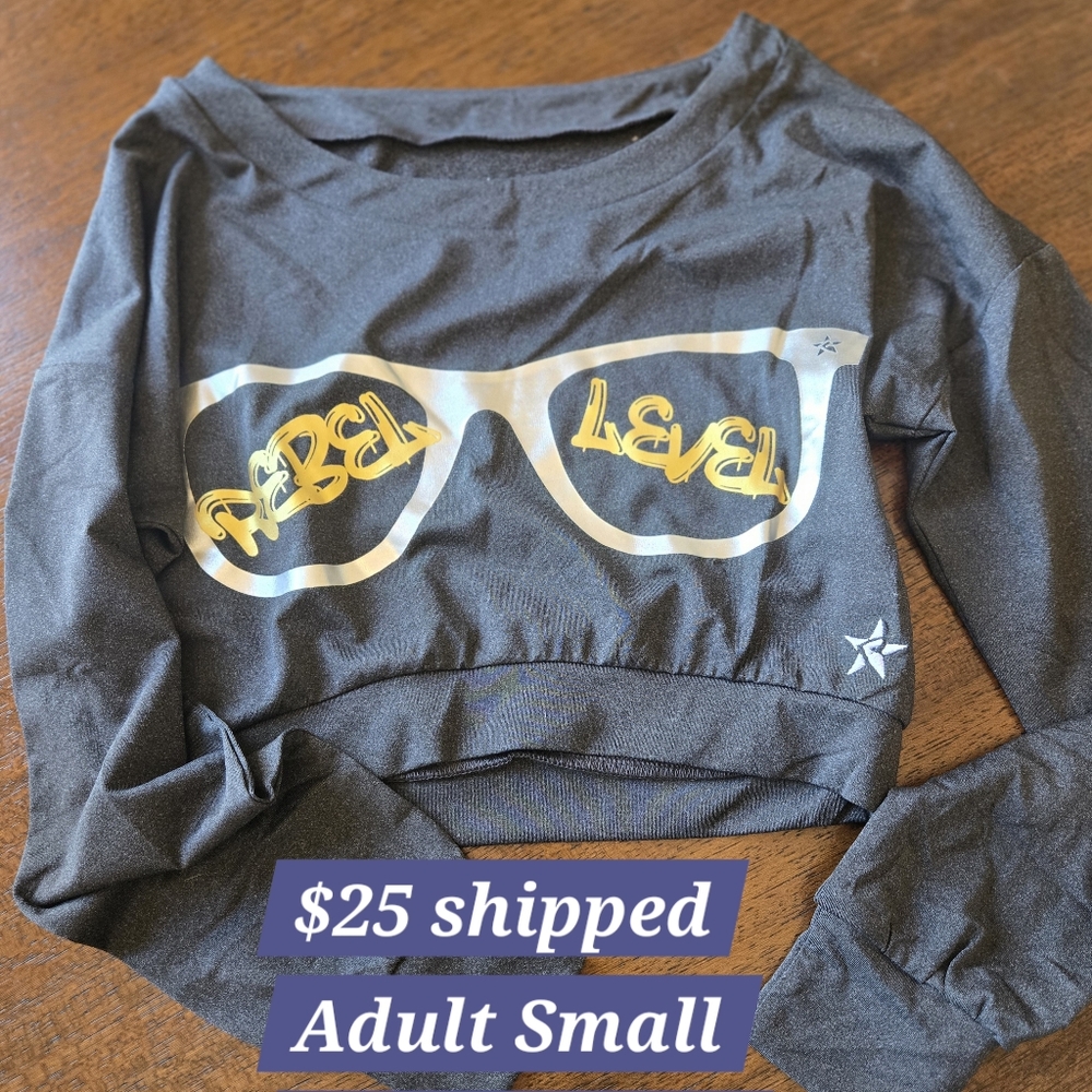 Gray Rebel Level Crop Top AS